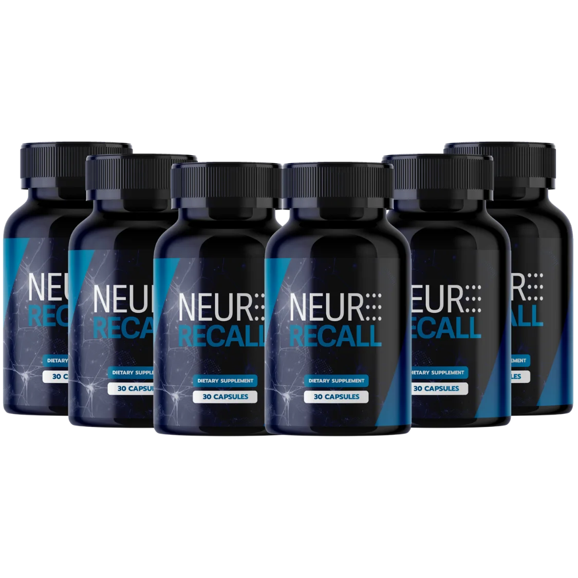NeuroRecall six-bottle package